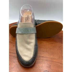 Taos Royal Slip On Loafers Steel Taupe Mule Clogs Leather Comfort Shoes Womens 9